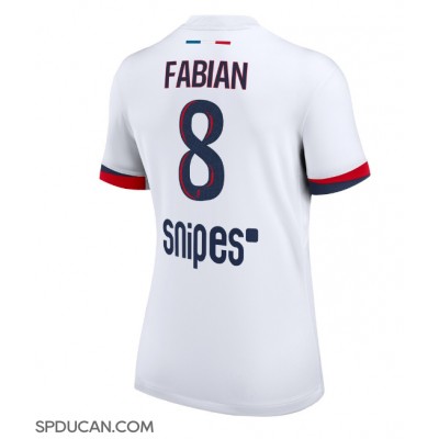 Zenski Nogometni Dres Paris Saint-Germain Fabian Ruiz #8 Gostujuci 2025-26 Kratak Rukav Zenski Nogometni Dres Paris Saint-Germain Fabian Ruiz #8 Gostujuci 2025-26 Kratak Rukav